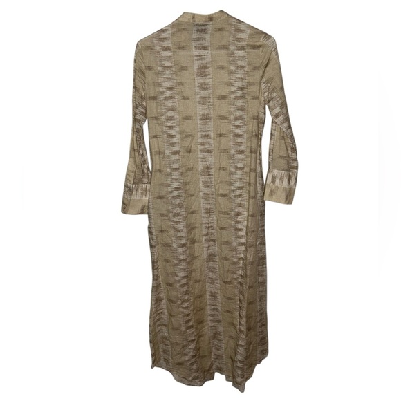 Tuckernuck Ikat Sheffield Button Up Shirt Dress Sandstone Size XS Preppy Boho - Picture 2 of 9